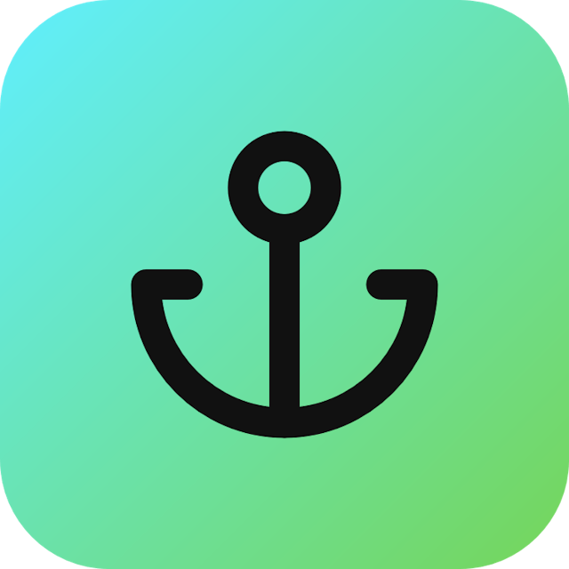 Anchor icon for Website logo