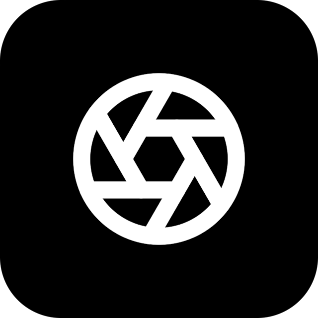 Aperture icon for Mobile App logo
