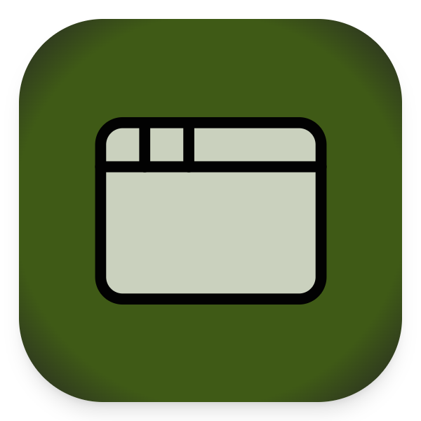 App Window icon for Mobile App logo