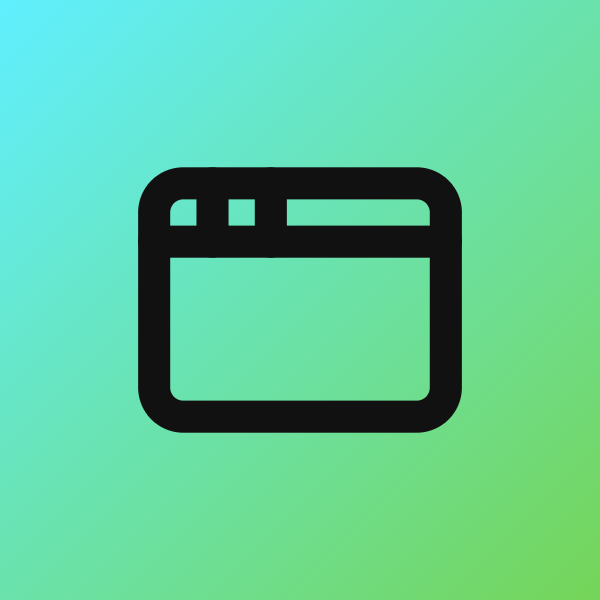 App Window icon for SaaS logo