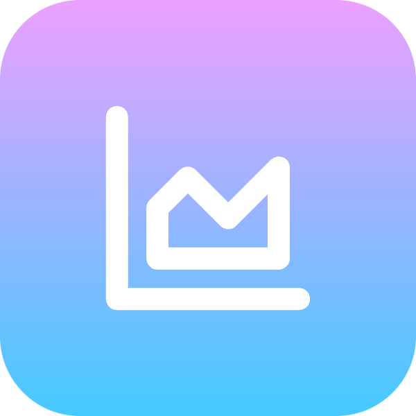 Area Chart icon for Blog logo