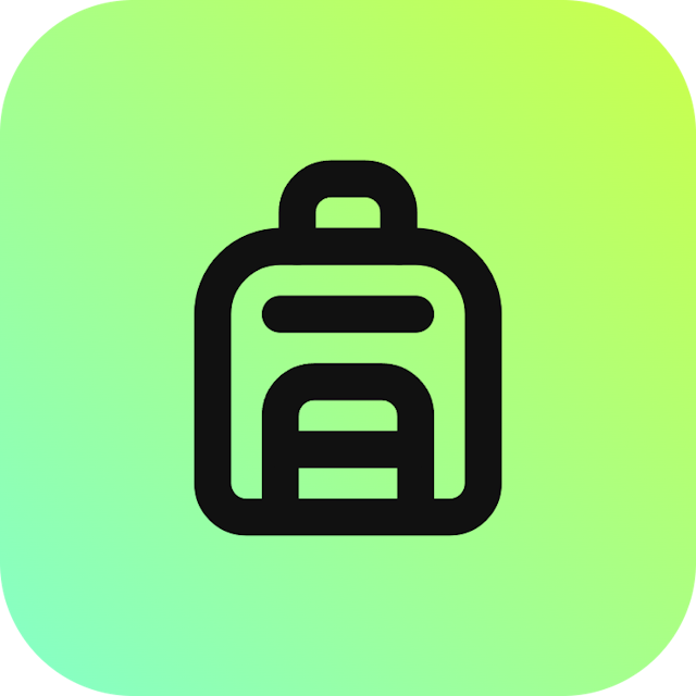 Backpack icon for Clothing logo