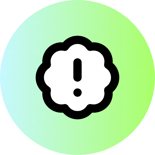 Badge Alert icon for Ecommerce logo