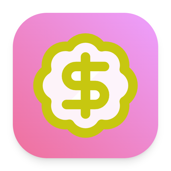 Badge Dollar Sign icon for Website logo