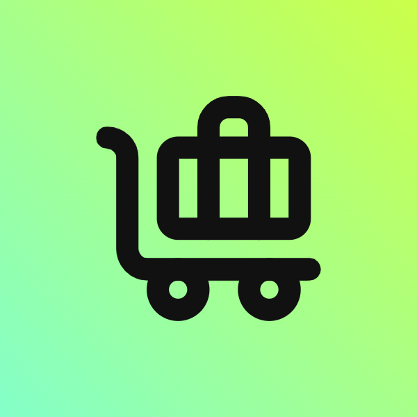 Baggage Claim icon for Ecommerce logo