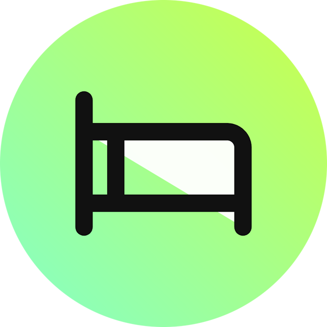 Bed icon for SaaS logo