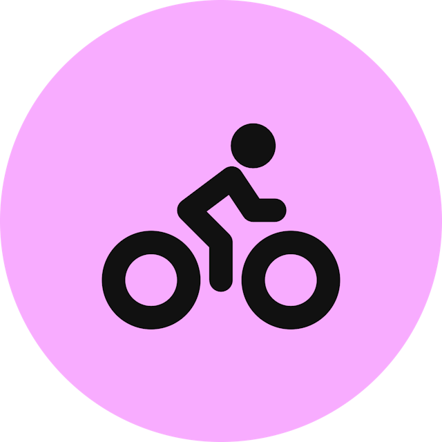 Bike icon for Photography logo