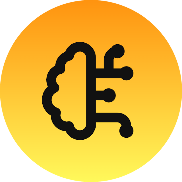 Brain Circuit icon for Tattoo Parlor logo