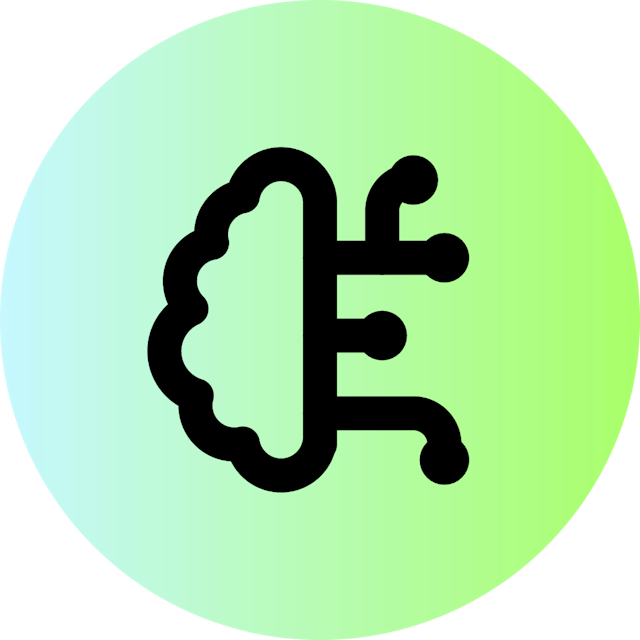 Brain Circuit icon for Video Game logo