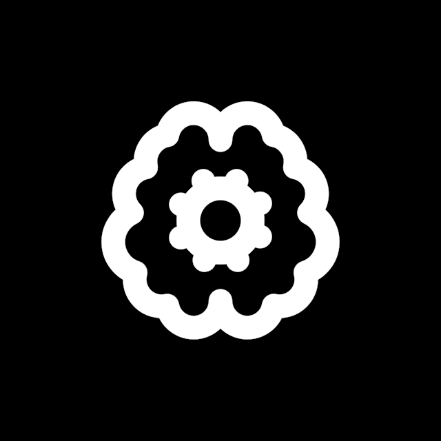 Brain Cog icon for SaaS logo
