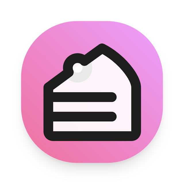 Cake Slice icon for SaaS logo