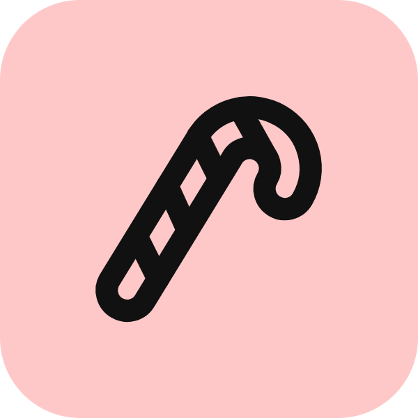 Candy Cane icon for Restaurant logo