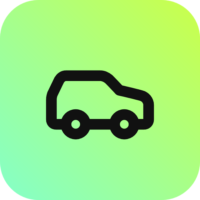 Car icon for Ecommerce logo