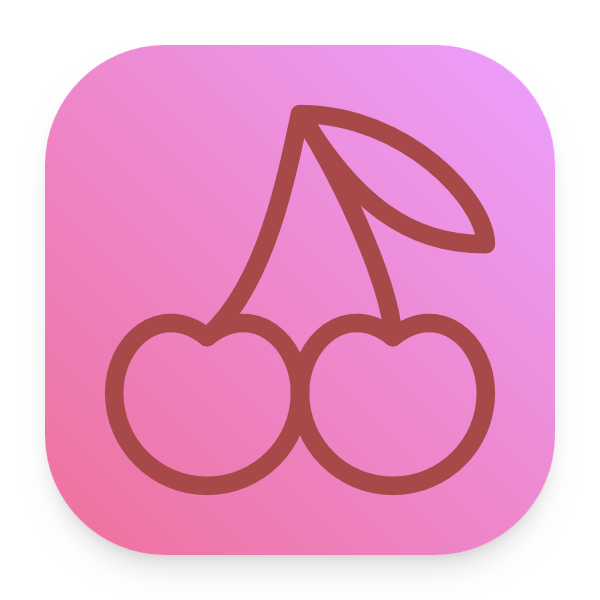 Cherry icon for Mobile App logo