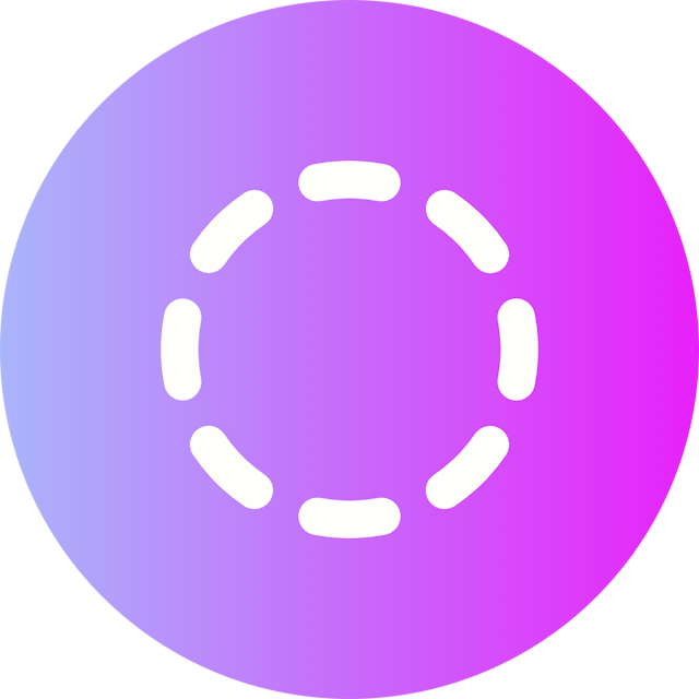 Circle Dashed icon for Bank logo
