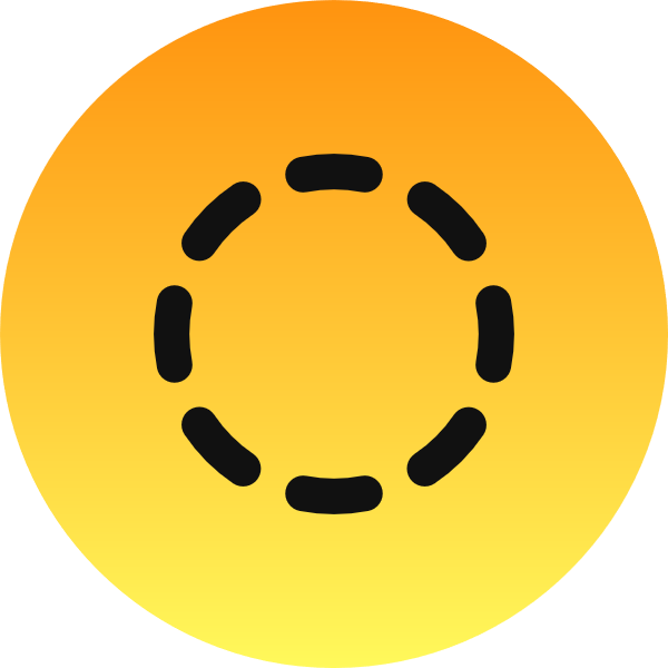 Circle Dashed icon for Portfolio logo