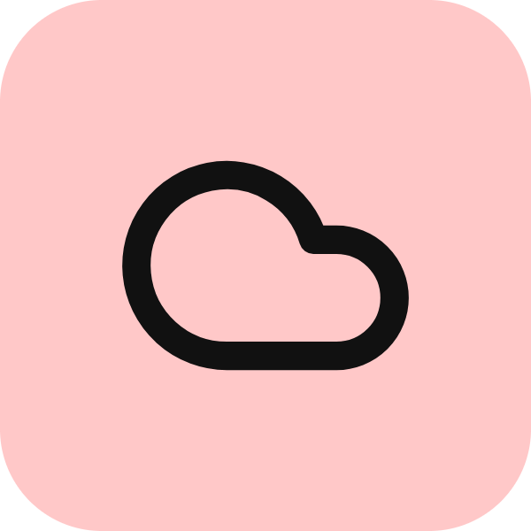 Cloud icon for Website logo
