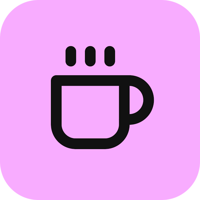Coffee icon for Restaurant logo