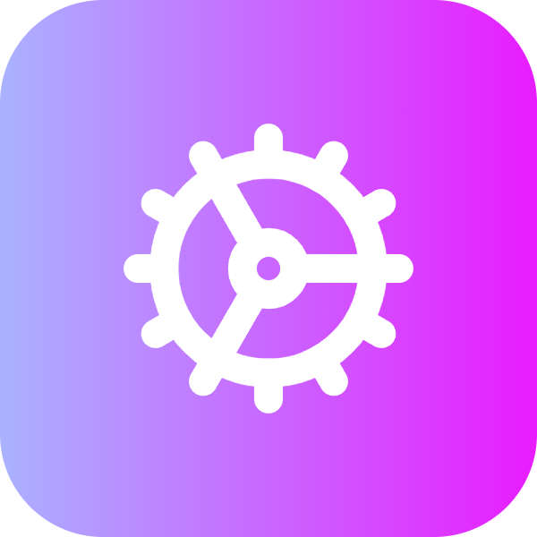 Cog icon for SaaS logo