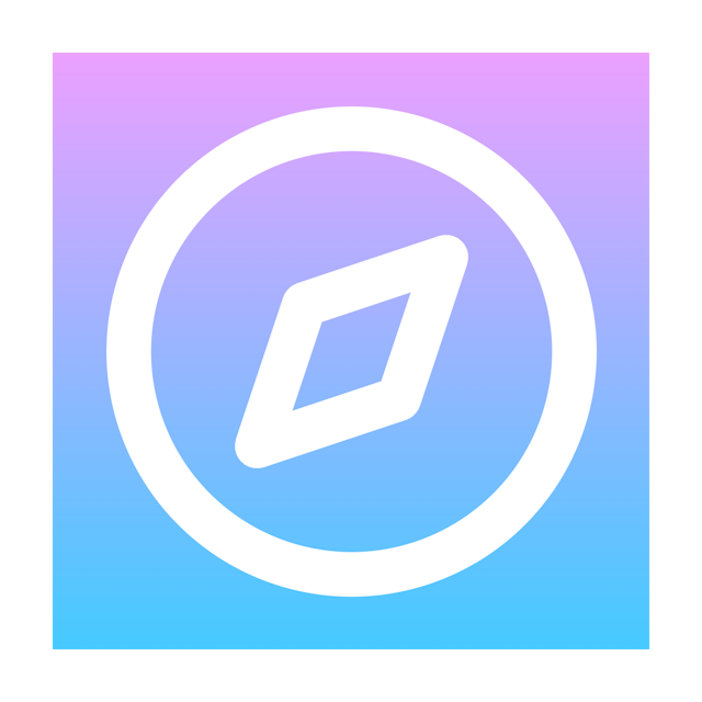 Compass icon for Mobile App logo