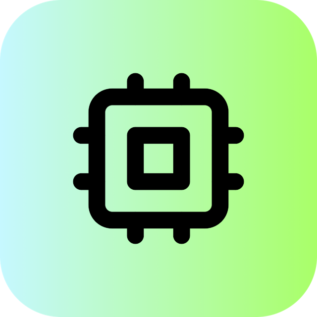 Cpu icon for Ecommerce logo
