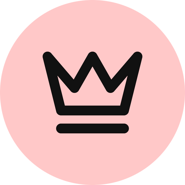 Crown icon for Barber Shop logo