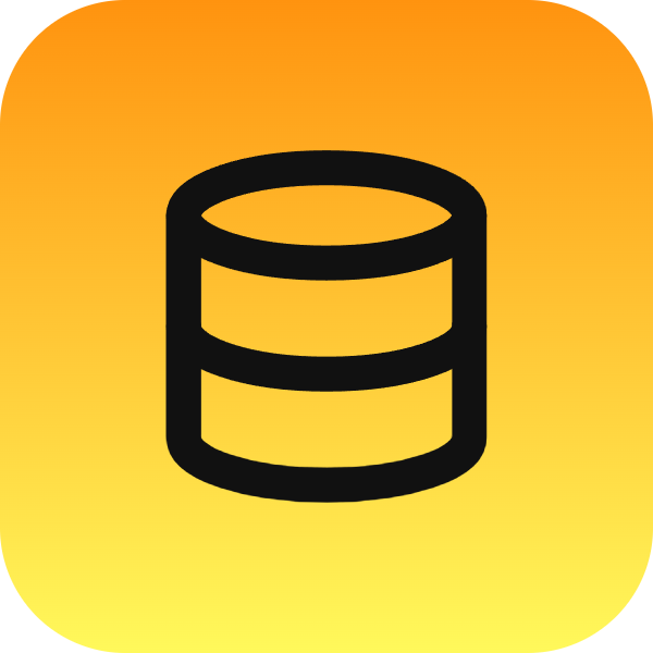 Database icon for SaaS logo