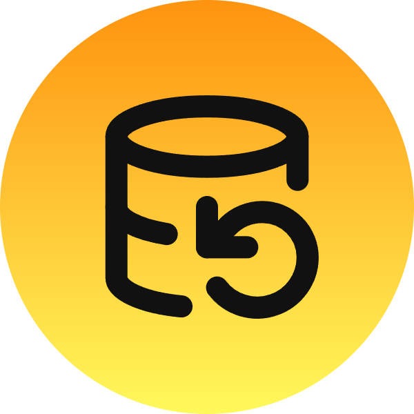 Database Backup icon for Restaurant logo