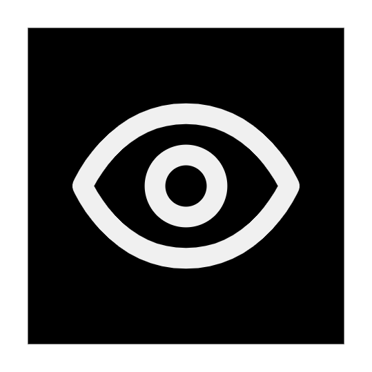 Eye icon for Mobile App logo