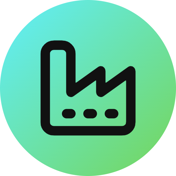 Factory icon for Mobile App logo