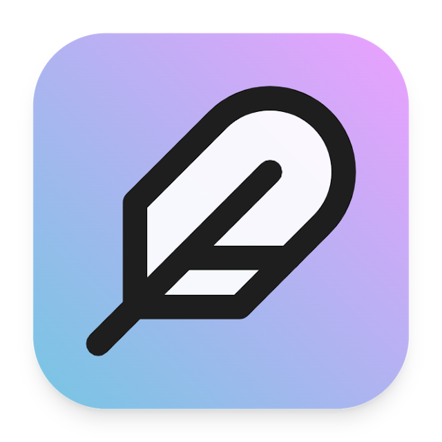 Feather icon for Website logo