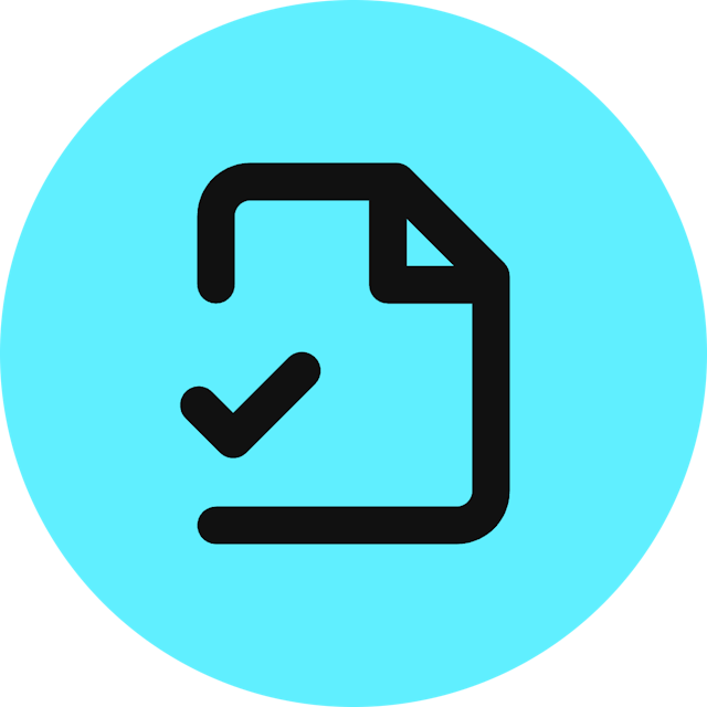 File Check 2 icon for SaaS logo