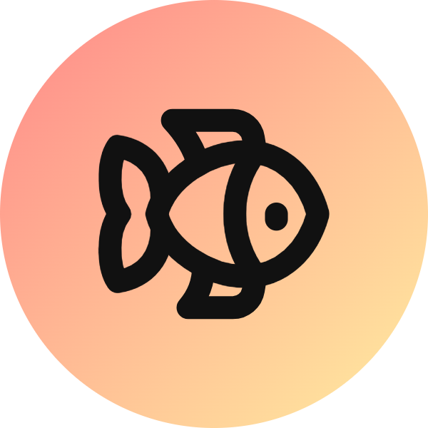 Fish icon for Website logo