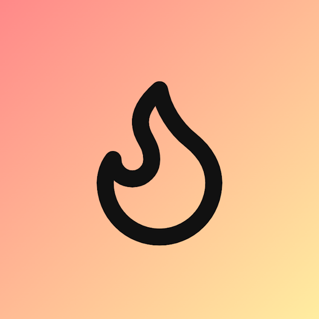 Flame icon for Podcast logo