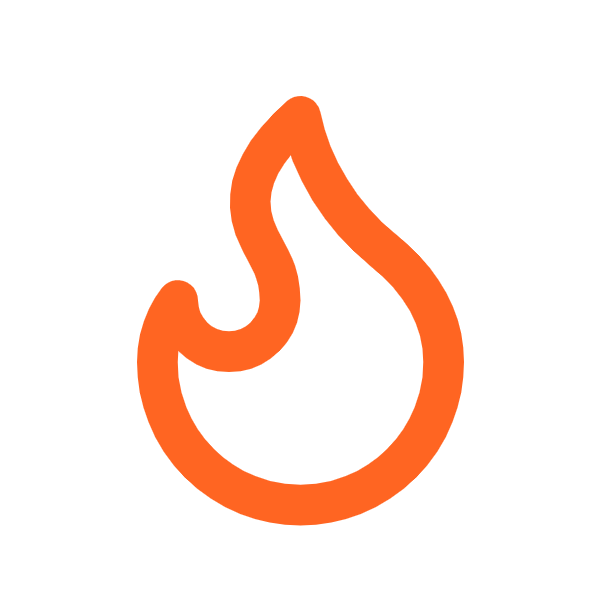 Flame icon for Ecommerce logo