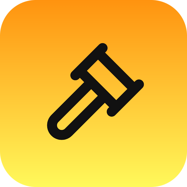 Gavel icon for Book logo