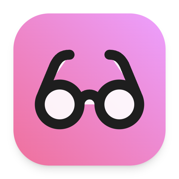 Glasses icon for Website logo