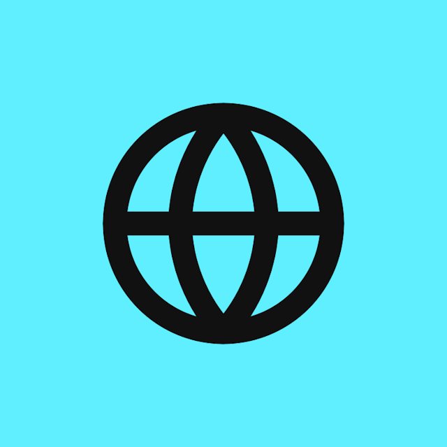 Globe icon for Newsletter logo