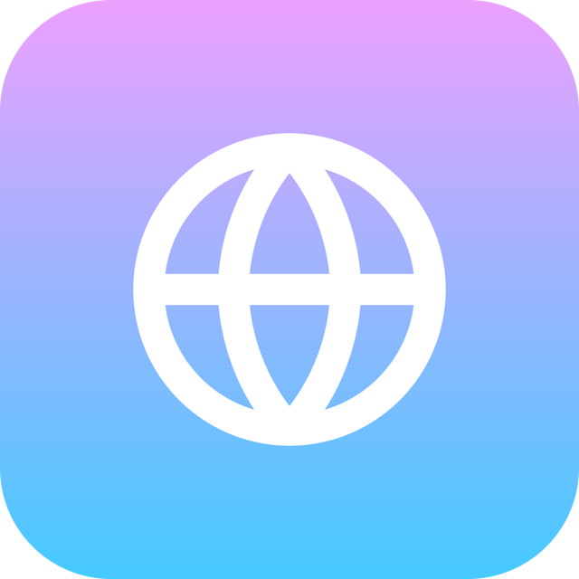 Globe icon for Online Course logo