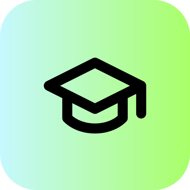 Graduation Cap icon for Newsletter logo