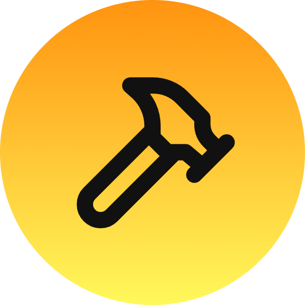 Hammer icon for Game logo