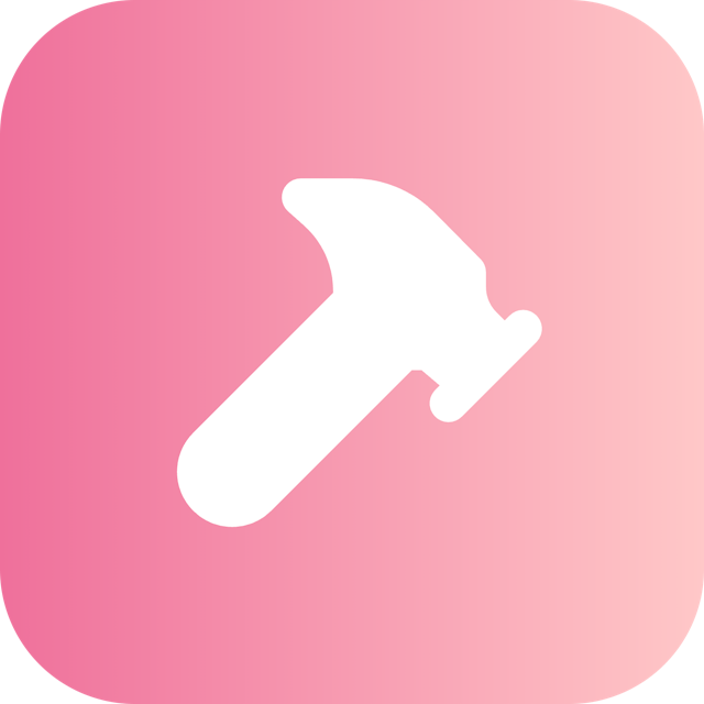 Hammer icon for Video Game logo