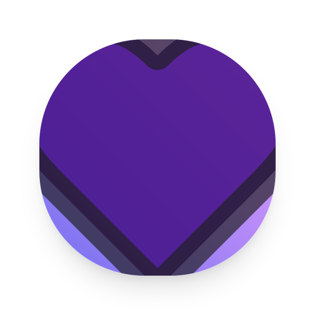 Heart icon for Mobile App logo