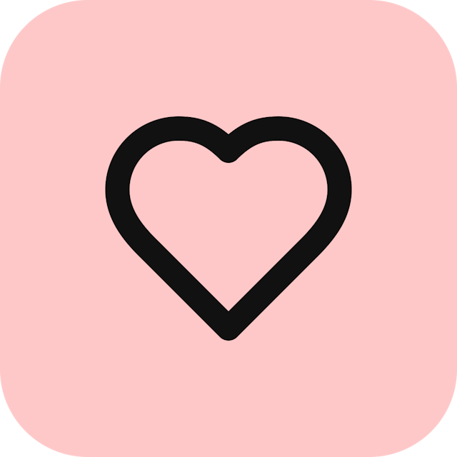 Heart icon for Cafe logo