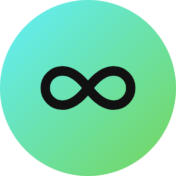 Infinity icon for Ecommerce logo