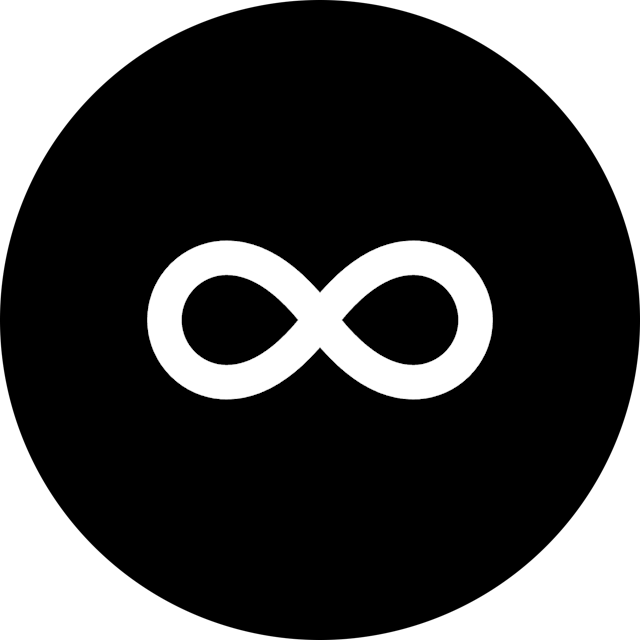 Infinity icon for Photography logo