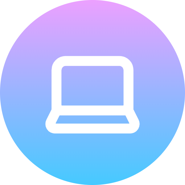 Laptop icon for Website logo