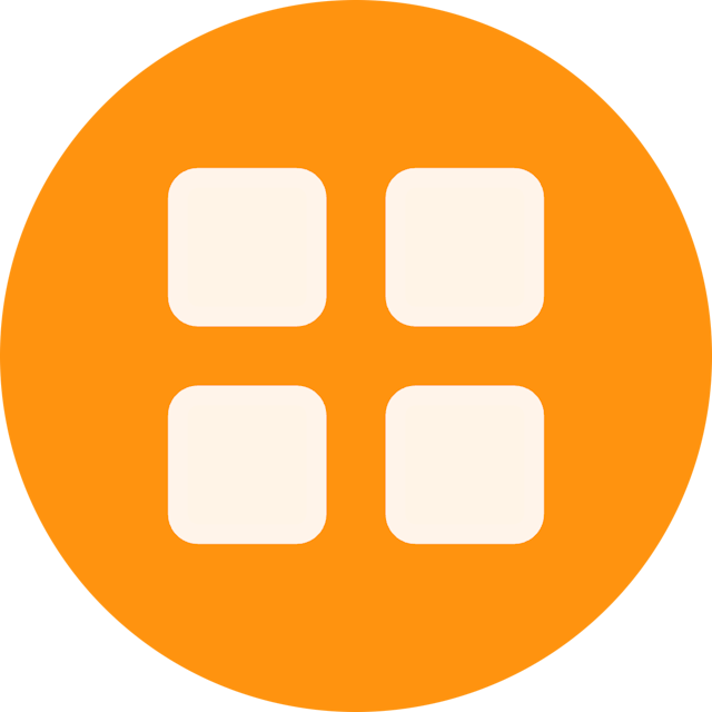 Layout Grid icon for SaaS logo