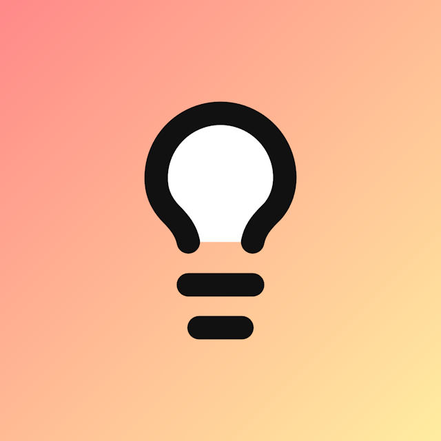 Lightbulb icon for Bar logo