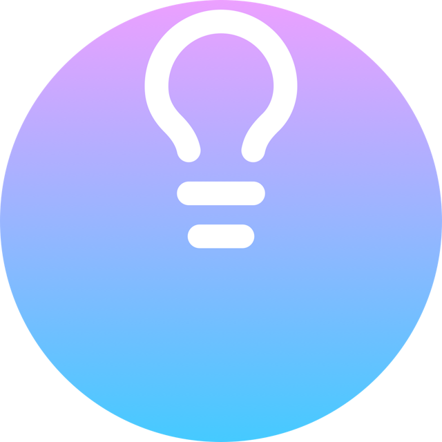 Lightbulb icon for Online Course logo